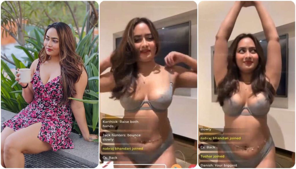 Divya Mistry First Live In Transparent Lingerie Part 2