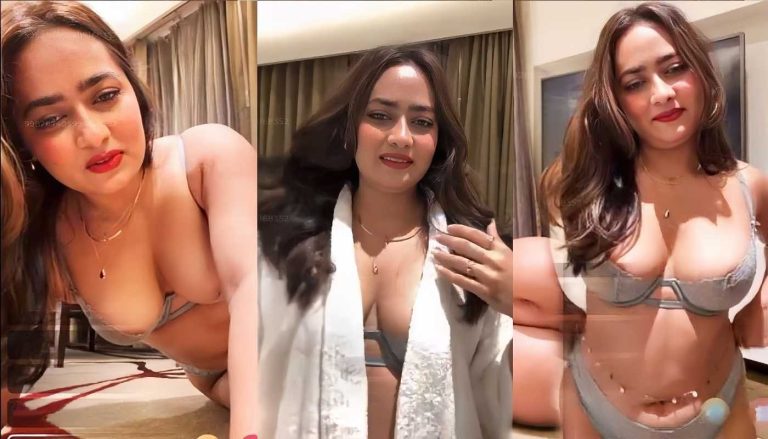 Divya Mistry First Live In Transparent Lingerie Part 1