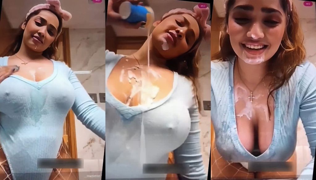 Aditi Mistry Nude in Blue Top Live in Hd Part 5