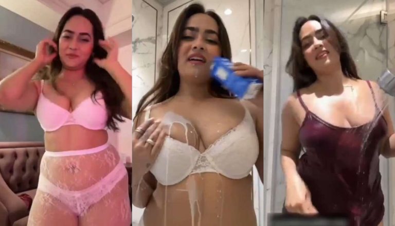 Aditi Sister Divya mistry Nude Shower No bra Nipples